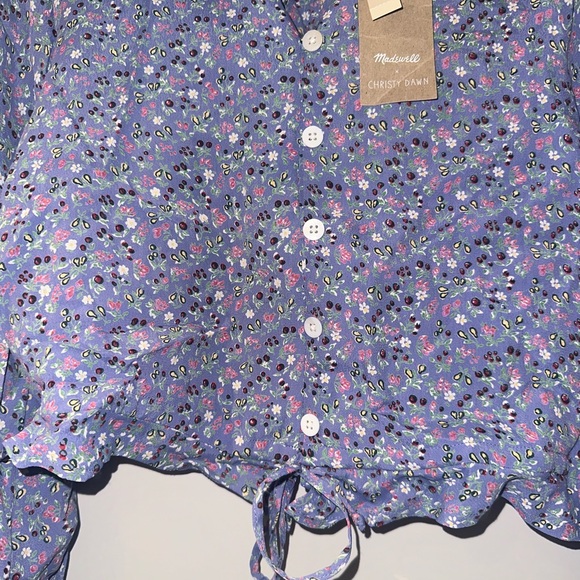 Madewell x Christy Dawn Josephine Peasant Top in Floral Heyday - Picture 5 of 7